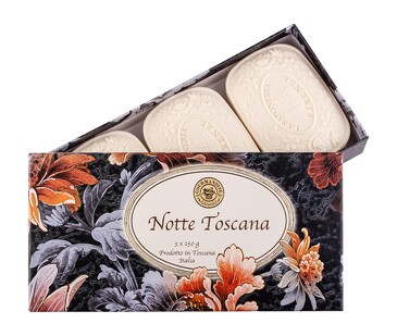 Набор натурального парфюмированного мыла Ночь в Тоскане, 3 х 150 г,  Gourmandise