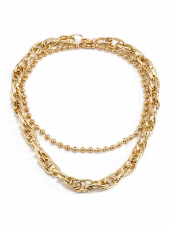 Колье многослойное под золото Iris Premium Jewelry