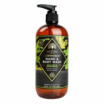 Гель-мыло для рук и тела Дикий лайм и Лемонграсс Radiant Collection, 500 мл The English Soap Company