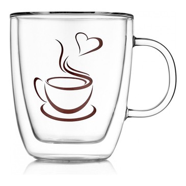 Термокружка с рисунком Lovely Coffee 350 мл Walmer