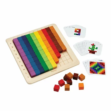 Развивающая игра серии Learning & Education. Счёты-мозайка Plan Toys