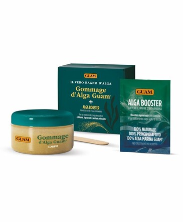 Набор: Скраб для тела Восстанавливающий с морскими водорослями и бустер, 250 мл и 15 г линия Algascrub Guam