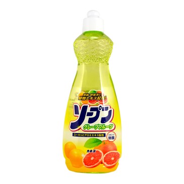 Жидкость для мытья посуды овощей и фруктов гейпфрут (600 мл) Kaneyo