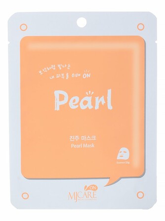 Маска для лица тканевая с жемчугом 22 мл Mijin