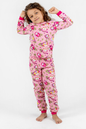 Пижама (кофта и брюки) Розовая мечта Детский трикотаж 37