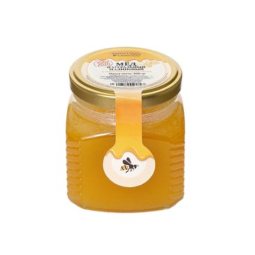 Мёд натуральный малиновый с маточным молочком 300 гр Smart Bee