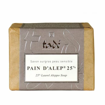 Мыло алеппское натуральное pain d'Alep 25% лаврового масла 200 г Tade