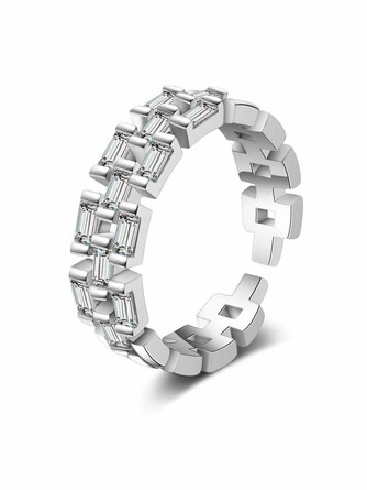 Кольцо безразмерное c посеребрением Iris Premium Jewelry