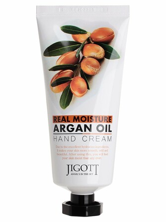Крем для рук с экстрактом арганы jigott real moisture argan oil hand cream 100 мл Jigott