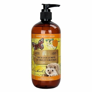 Жидкое мыло Сицилийский лимон и Сладкий апельсин, 500 мл The English Soap Company