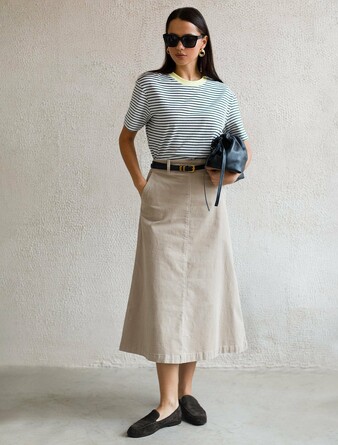 Юбка из микро-вельвета Vilatte