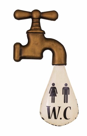 Табличка декоративная WC Antic Line