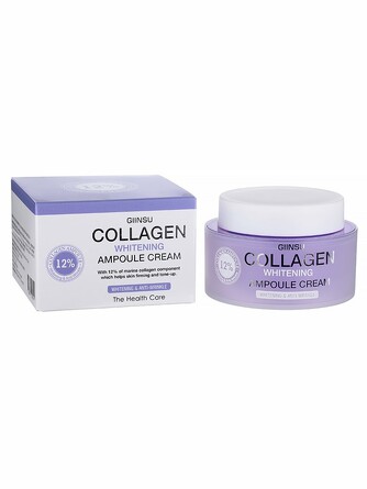 Крем для лица ампульный с коллагеном collagen whitening ampoule cream 65 мл Giinsu