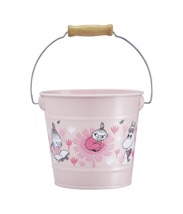Ведро эмалированное Moomin Девушка в саду Pink 2 л Muurla