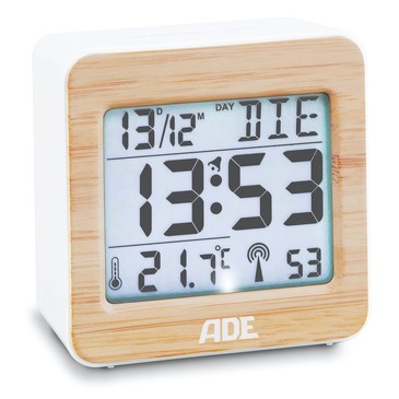 Радиоуправляемые часы с будильником ADE