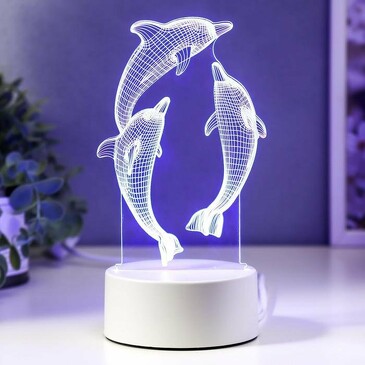 Светильник Дельфины LED RGB от сети Risalux