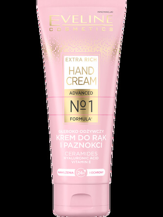 Крем для рук и ногтей интенсивно питательный, серии Extra Rich Hand Cream №1 Eveline Cosmetics