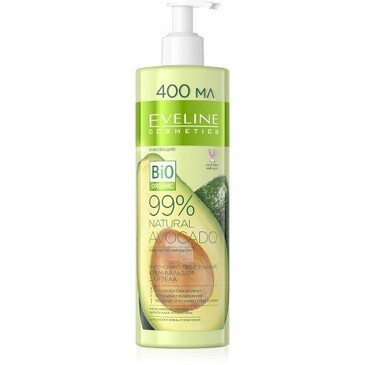 Крем-бальзам для тела интенсивно питательный - avocado, серии 99% Natural, 400  мл Eveline Cosmetics