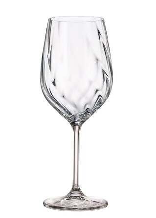 Бокал для белого вина Crex Optic, 480 мл (набор 2 шт.) Crystal Bohemia