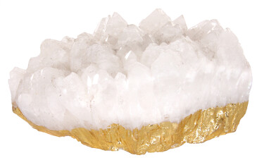 Пресс-папье Кристаллы кварца с золотом  Shishi