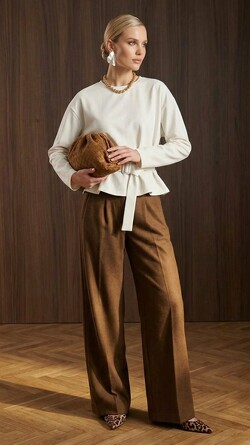 Лонгслив из премиум джерси Nastya Sergeeva by May Be