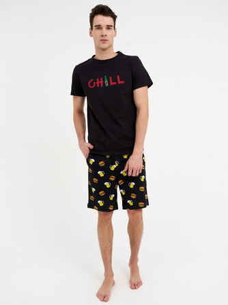 Пижама Chill (футболка и шорты) Kaftan