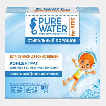 Стиральный порошок для детского белья 800 г Pure Water