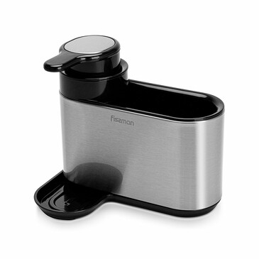 Подставка для губки с дозатором мыла 16 х 13 х 18 см Fissman