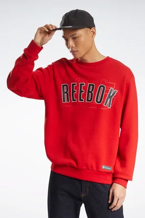 Толстовка Cl New Year Graphics Swt Reebok