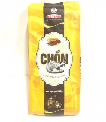 Натуральный жареный зерновой кофе Чон, 500 г  Me Trang Cl