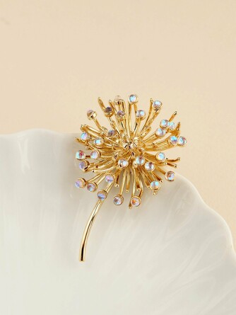 Брошь - подвеска позолоченная. Летний Салют Little Mystery