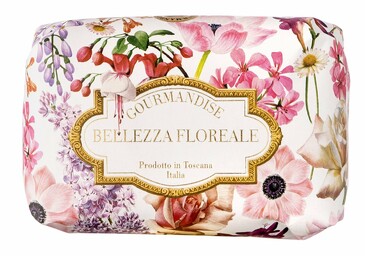 Мыло натуральное парфюмированное Цветочная красота, 200 г,  Gourmandise
