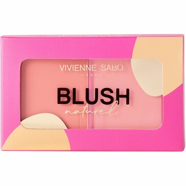 Палетка румян Blush palette Palette de blush Naturel 02, 6 г Vivienne Sabo