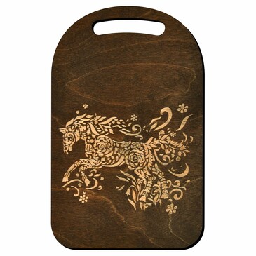 Доска разделочная Спирит 29х18,5 см (гравировка) Мультидом