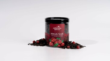 Напиток чайный Иван-чай ферментированный с ягодами клюквы 80  гр Предгорья Белухи Smart Bee