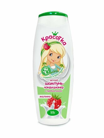 Шампунь-кондиционер детский с пребиотиком малина 400 мл Iris Cosmetic