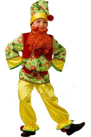 Карнавальный костюм Гномик сказочный Jeanees