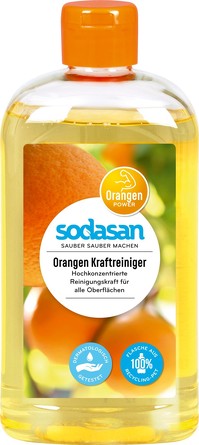 Универсальное моющее средство для удаления сильных загрязнений Апельсин Sodasan