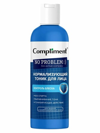 Нормализуюй тоник для лица No problem, 200 мл Compliment