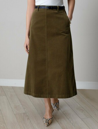 Юбка из микро-вельвета Vilatte