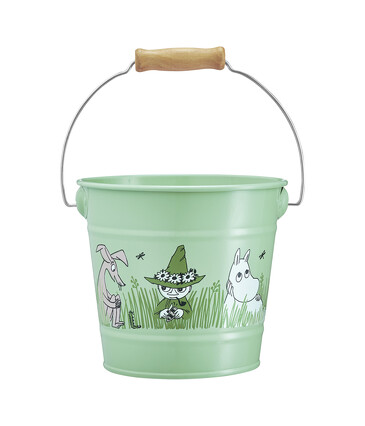 Ведро эмалированное Moomin Мальчики в саду Green 2 л Muurla