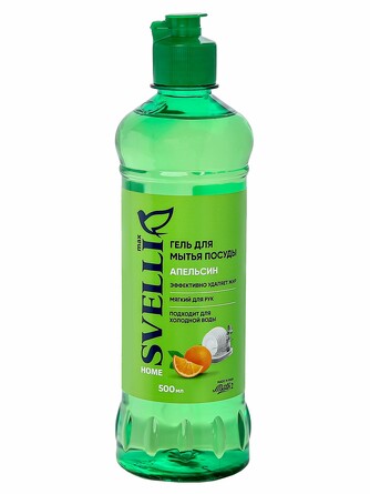 Гель для мытья посуды Апельсин, 500 мл Svelli