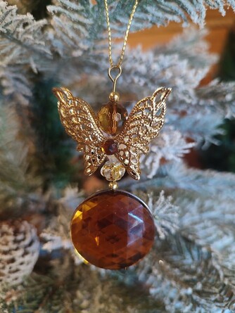 Украшение ёлочное. Подвеска Бабочка, 8 см ForestMarket