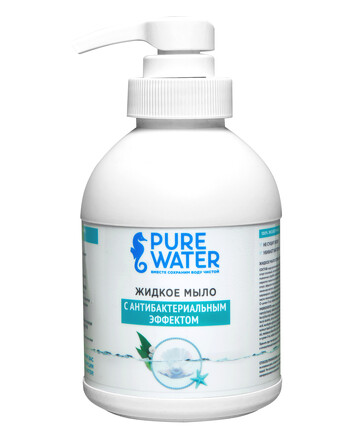 Жидкое мыло с бактерицидным эффектом 500 мл Pure Water