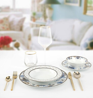 Набор столовой посуды Elegant Flora (24 пр.) Arya Home