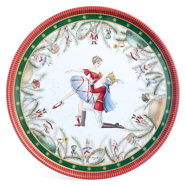 Поднос сервировочный Балет 33х2,1 см Agness