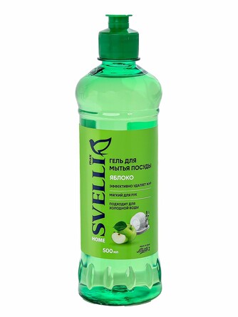 Гель для мытья посуды Яблоко 500 мл Svelli