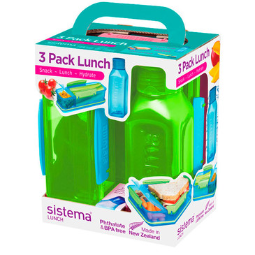 Набор Lunch (2 контейнера и бутылка 475 мл) Lunch Sistema