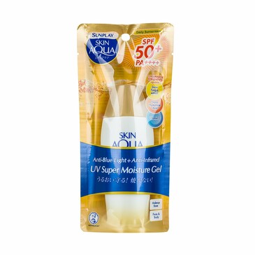Гель для лица и тела солнцезащитный, супер-увлажняющий SPF50 PA+++ Sunplay, 80 гр, Skin Aqua