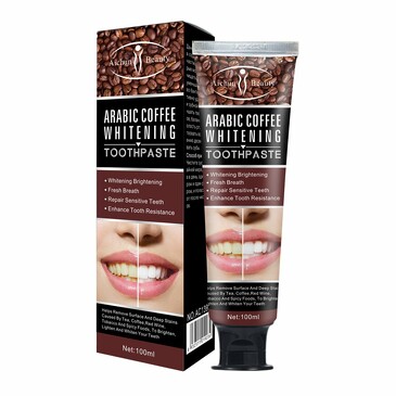 Паста зубная отбеливающая с экстрактом кофе, 100 мл Aichun Beauty